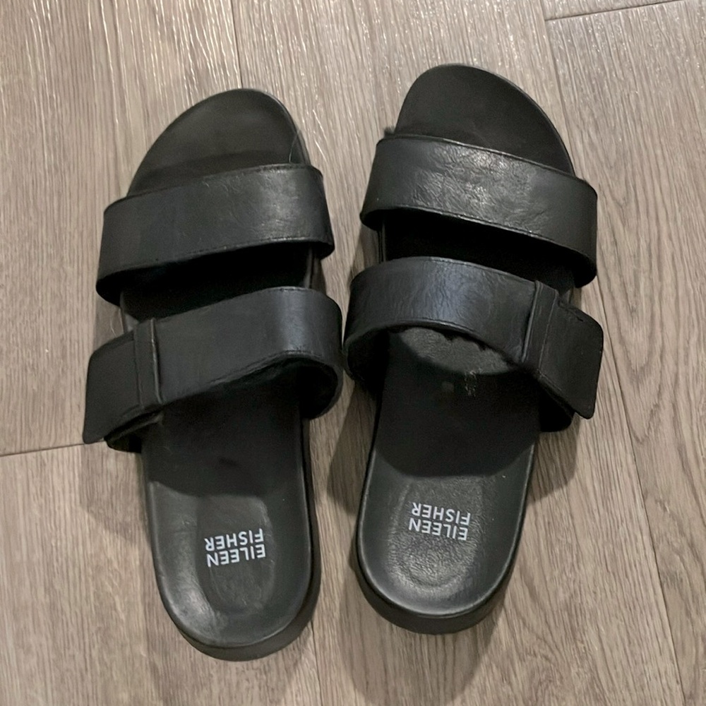 Eileen Fisher Black Sandals